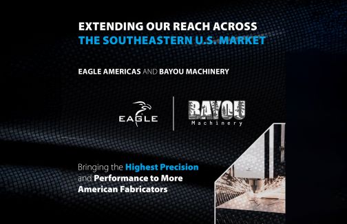 Eagle Americas Corp. partners with Bayou Machinery - graphic for press release