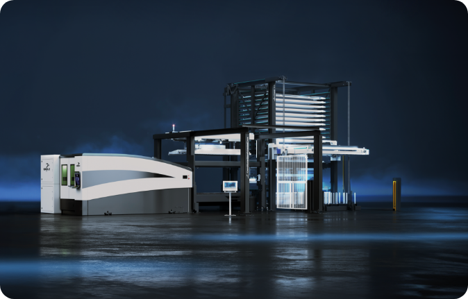 Parti tagliate col laser fibra Eagle