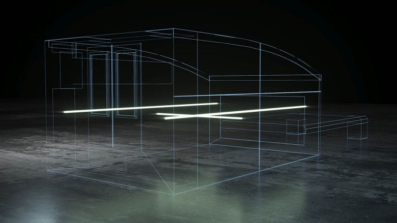 fiber laser cutting machine structure with transparency showing Absolute Linear Encoders