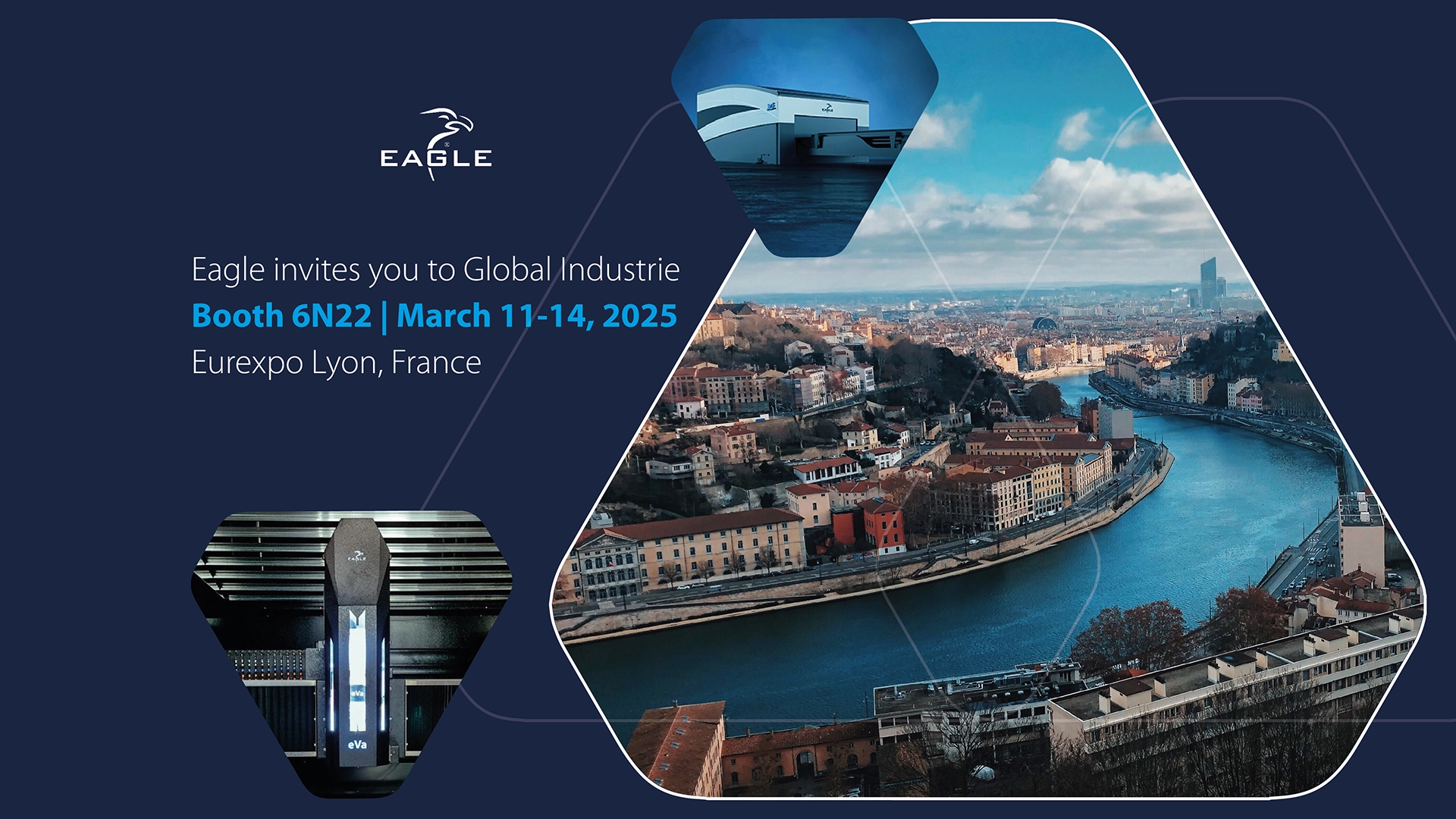 Eagle Lasers al Global Industrie 2025, Lione, Francia, dall'11 al 14 marzo