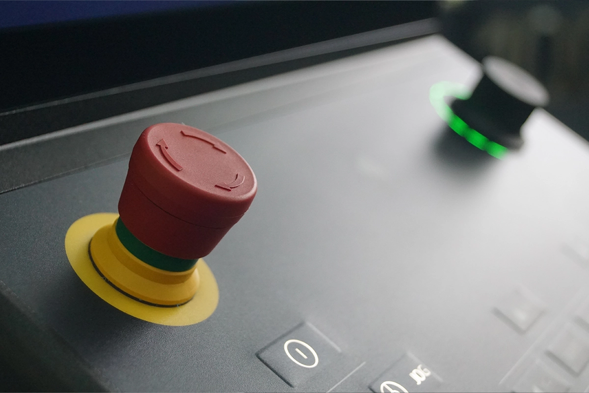 Close photo of HMI commands