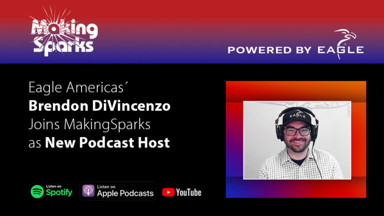 Brendon DiVincenzo è stato nominato nuovo conduttore del podcast MakingSparks, segnando l'inizio di un nuovo capitolo per le conversazioni sul settore manifatturiero