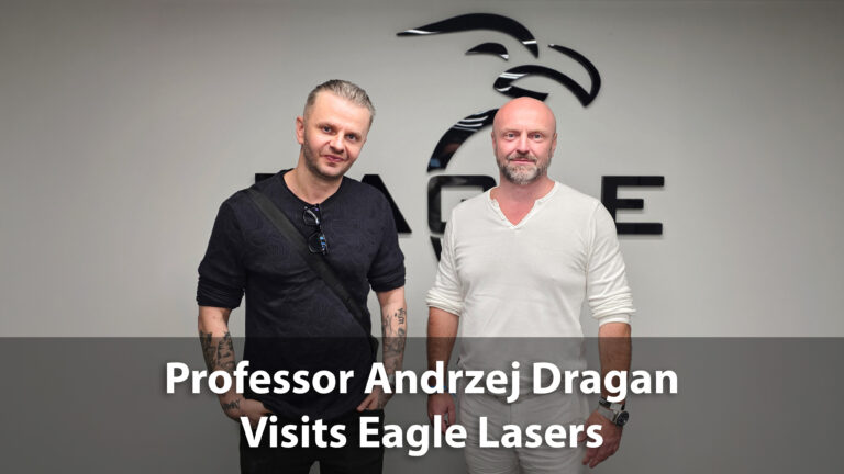 Il professor Andrzej Dragan in visita alla Eagle Lasers