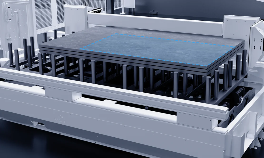 Sheet formats The system is configured around the sheet dimensions and formats used within the facility.